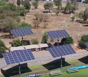DEGER D100 Dual Axis Solar Trackers- Central University of Technology / South Africa